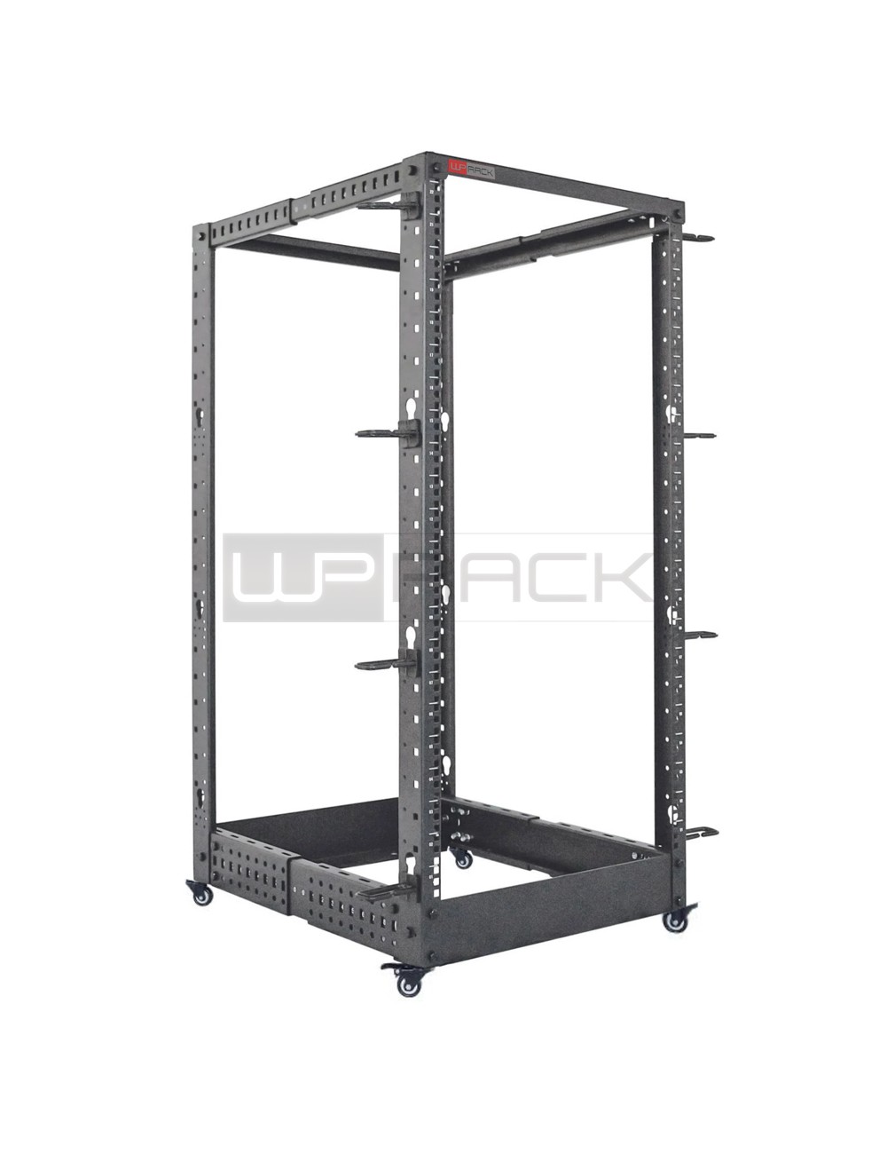 WPN-ROS-426X-B | RACK 4 POSTE ABIERTO 19" 42U PROFUNDIDAD AJUSTABLE 59*102CM | WP Rack | distributori informatica